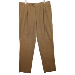 Kyber Khaki Collection Men's 40R Work Pants Pleated High Rise Canvas 100% Cotton